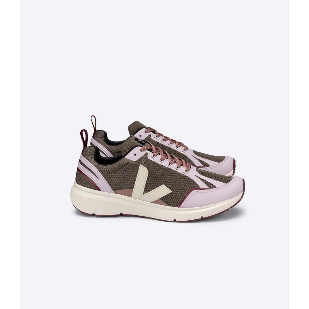 Women\'s Veja CONDOR 2 ALVEOMESH Shoes Pink/Khaki | SG 467FDN